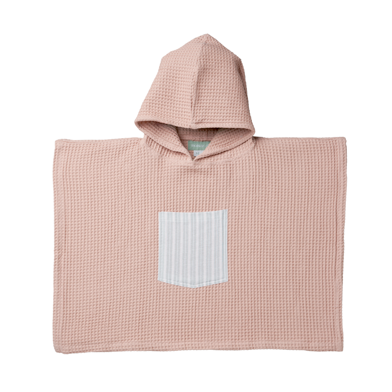 PONCHO DA BAGNO ROSA EMPOLVADO